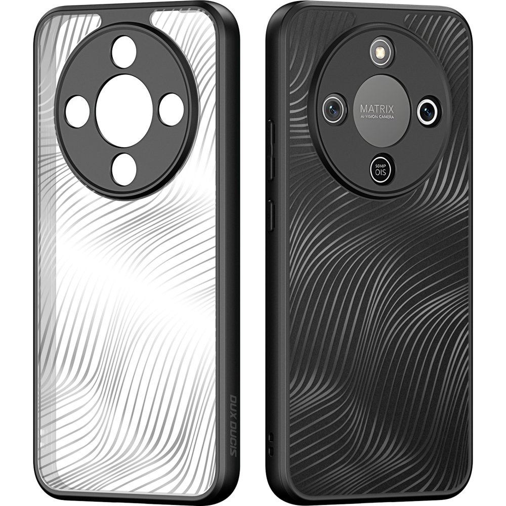 Etui ochronne Dux Ducis AIMO do Honor Magic8 Pro, przezroczyste z czarną ramką